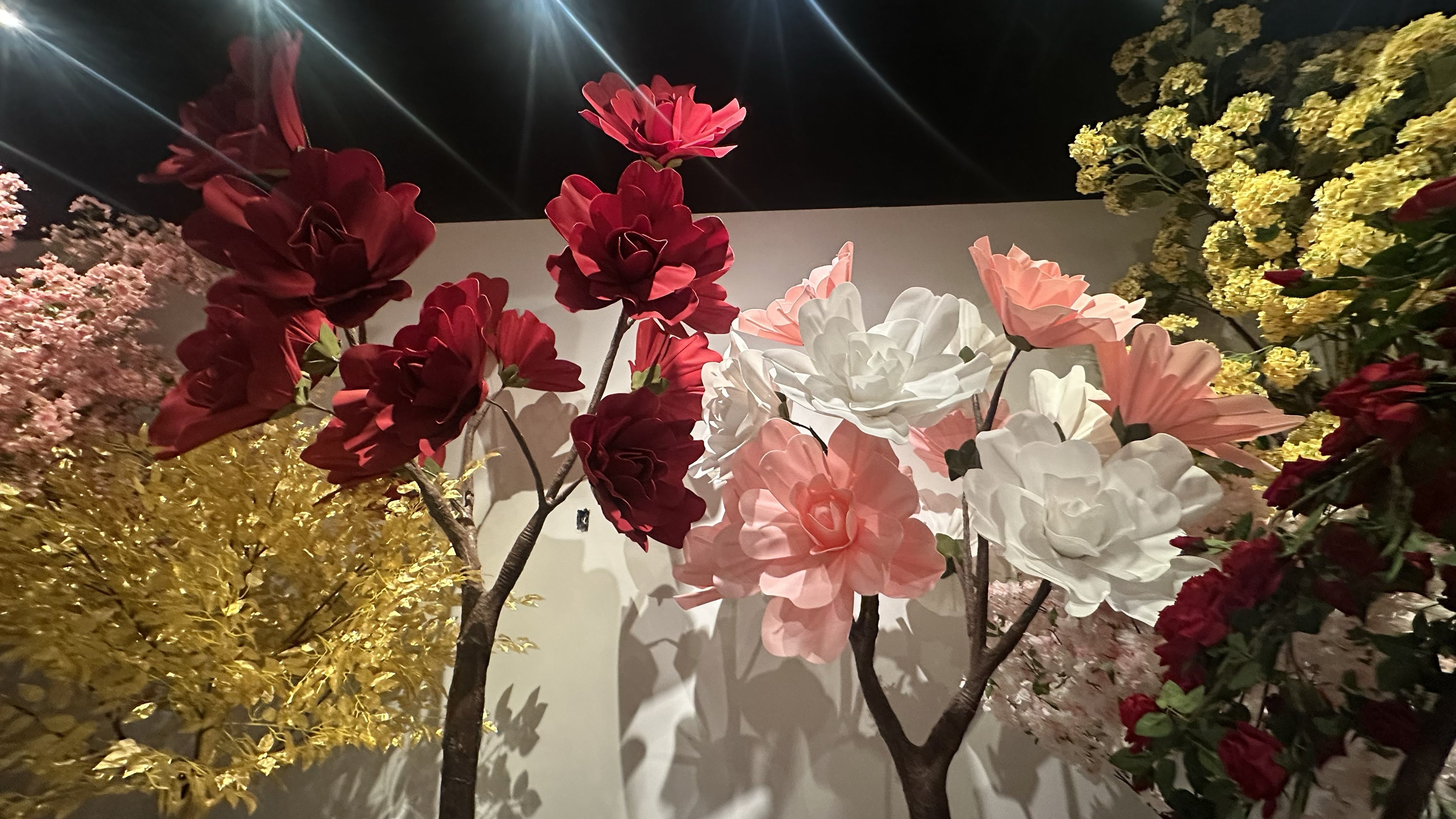 Artificial Big Flower Tree
