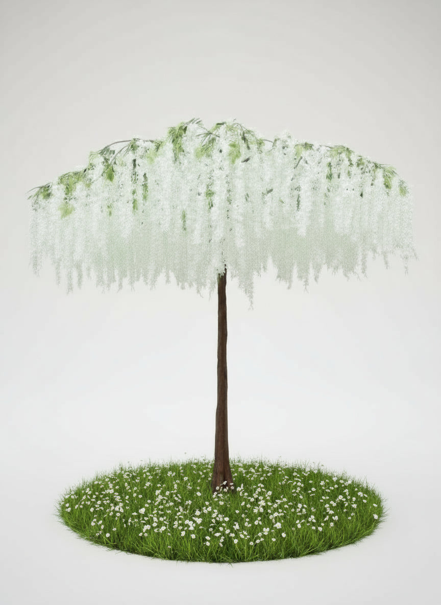 White Wisteria Tree